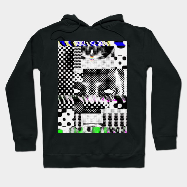 MOSAIC // Face Glitches Artwork Hoodie by MSGCNS